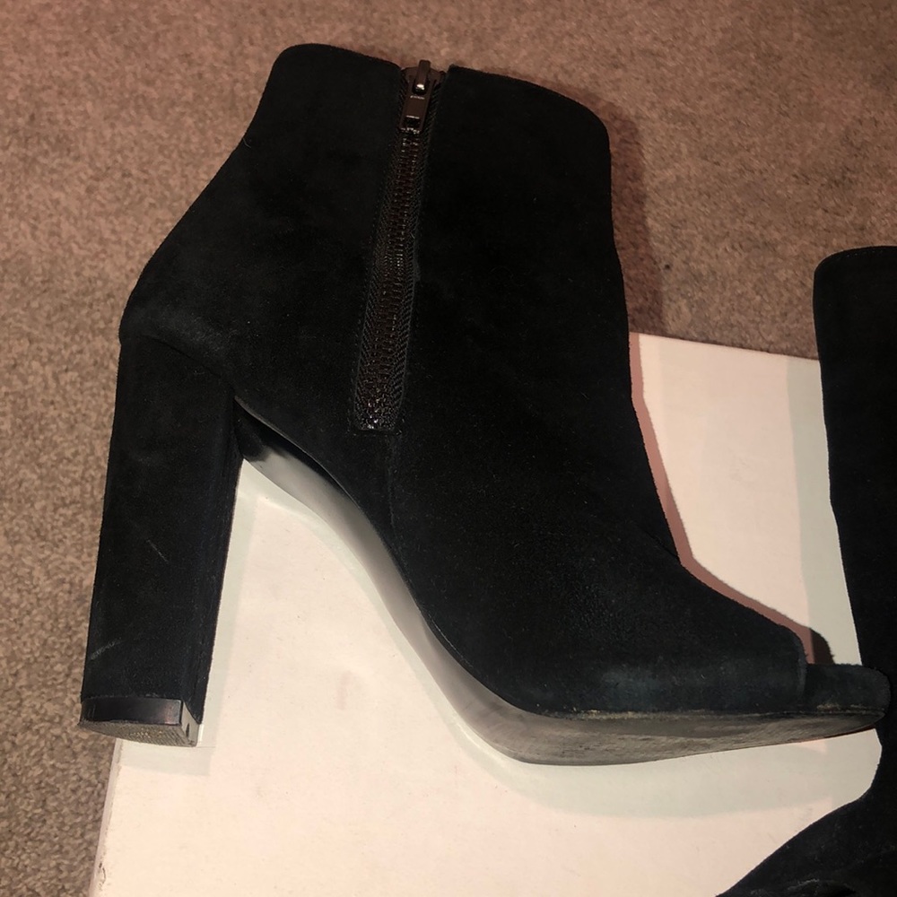 Steve Madden - Open Toe Ankle Boots - Picture 4 of 6